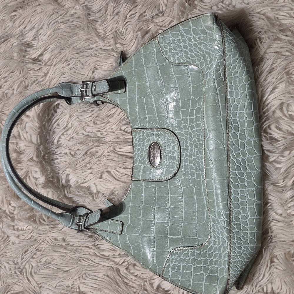 Elegant Mondani New York  Crocodile-Embossed Handbag
